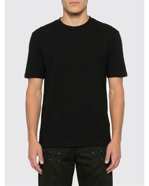Emporio Armani Black Basic Cotton T-Shirt for men
