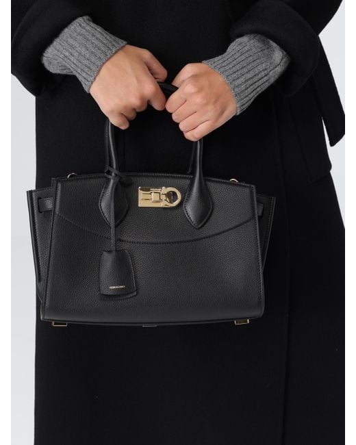 Borsa Studio North/West di Ferragamo in Black