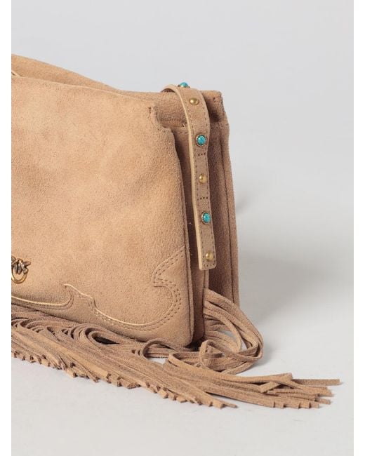 Borsa One, Two, Three Bag di Pinko in Natural