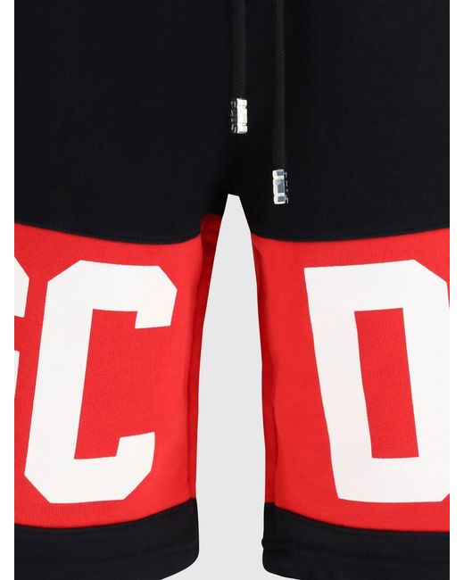 Gcds Red Jogging Shorts for men