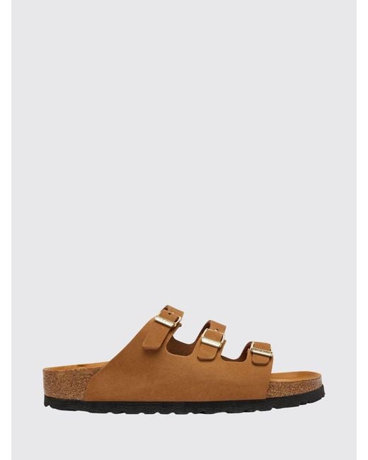 Birkenstock Brown Florida Fresh Nubuck Sandals