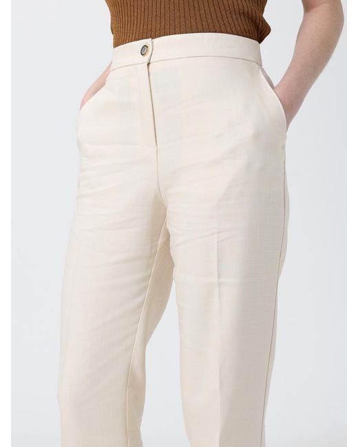 Pinko White Flared Trousers