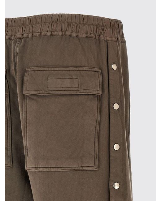 Rick Owens Gray Jogging Shorts for men