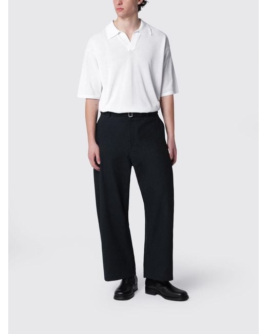 Roberto Collina White Cotton Polo Shirt for men