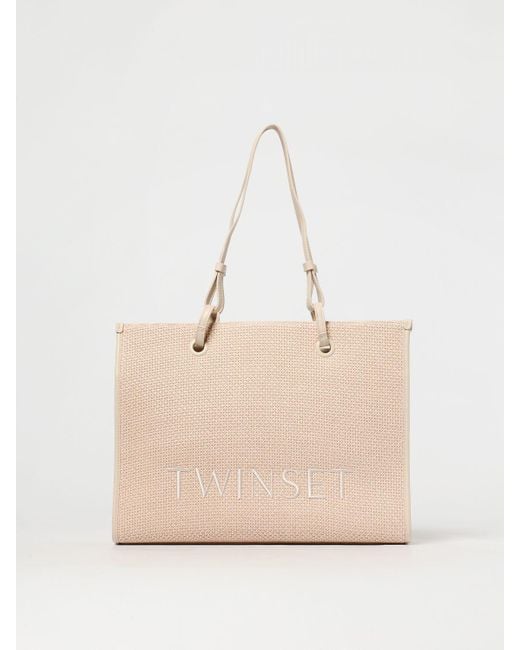 Borsa A Mano Donna di Twinset in Natural