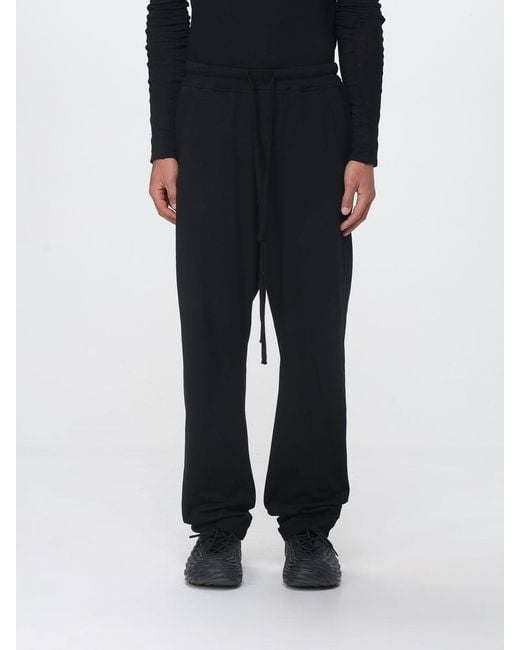 Thom Krom Black Cotton Drawstring Pants for men