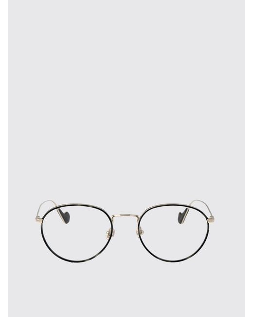 Moncler White Optical Frames for men