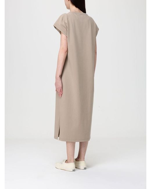 EA7 Natural Stretch Cotton T-Shirt Dress
