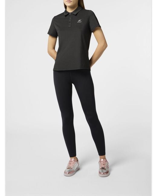 Philipp Plein Black Polo Shirt