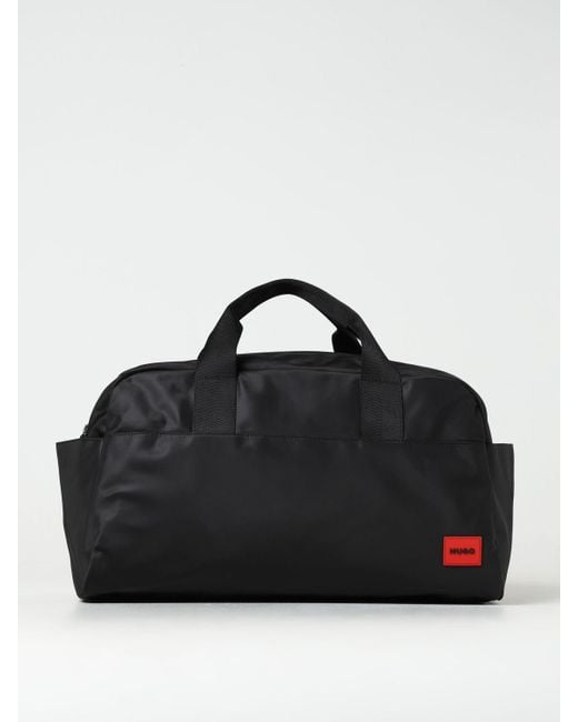 HUGO Black Travel Bag for men