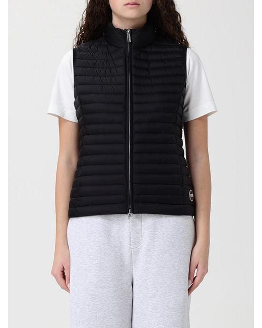 Colmar Black Padded Nylon Vest With Zip