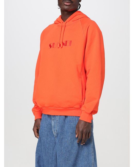 Sunnei Orange Sweatshirt for men