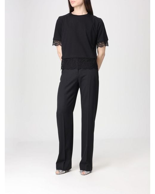 McQueen Black Classic Cotton Trousers