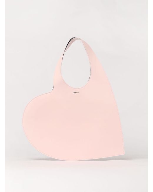 Borsa Tote Heart di Coperni in Pink