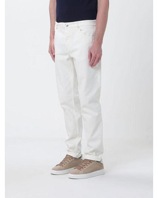 Brunello Cucinelli Blue Straight Stretch Denim Jeans for men