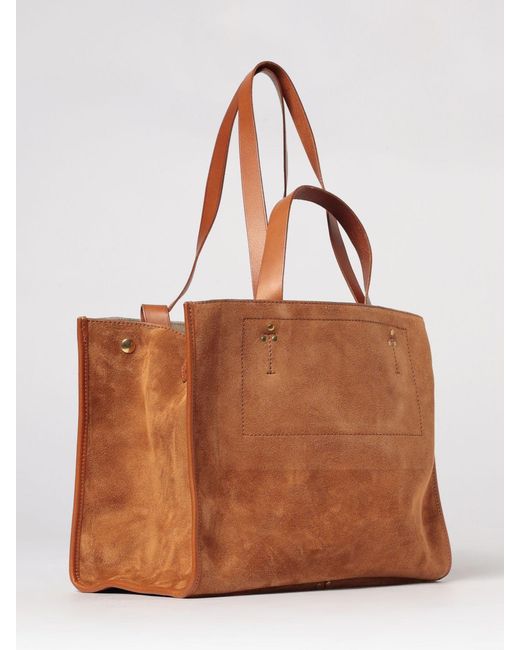 Jérôme Dreyfuss Brown Leon Suede Bag