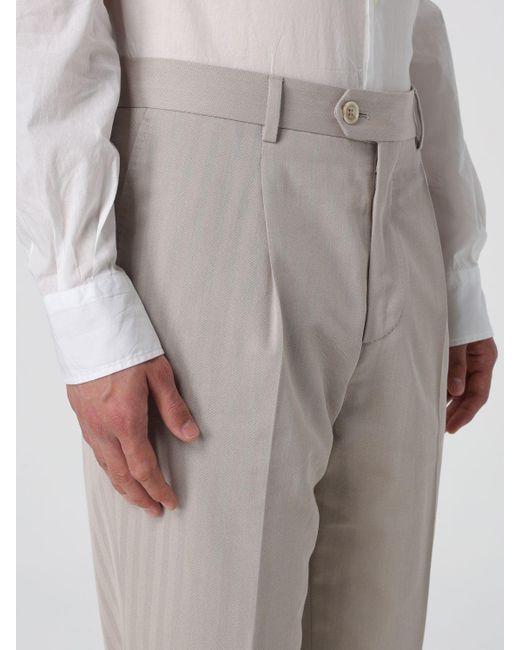 Pantalone di Brunello Cucinelli in Gray da Uomo