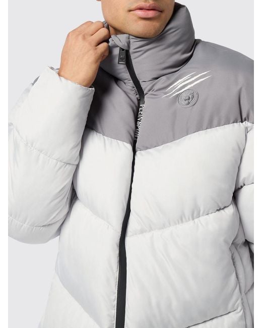 Philipp Plein Gray Jacket for men