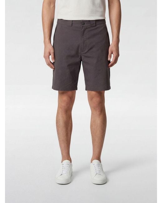 Roa Gray Cotton Chino Shorts for men