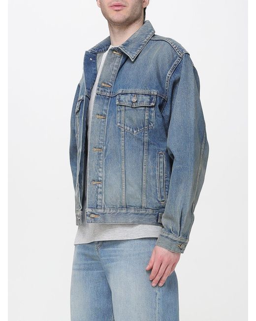 Saint Laurent Blue Denim Jacket for men
