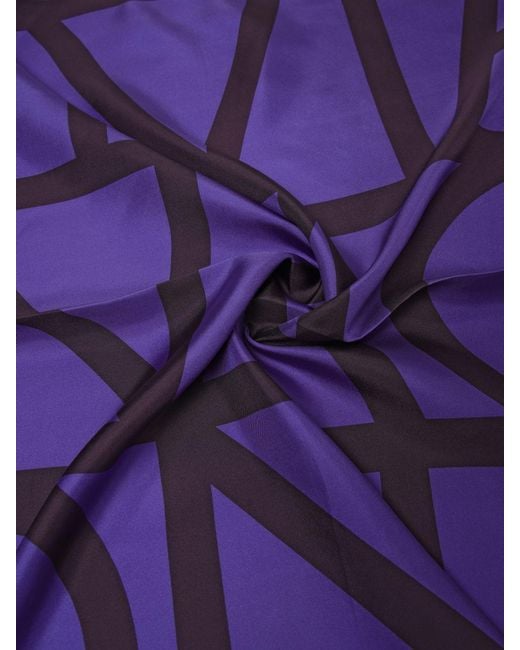 Liviana Conti Purple Scarf
