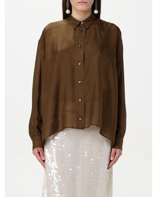 Philosophy Di Lorenzo Serafini Brown Shirt