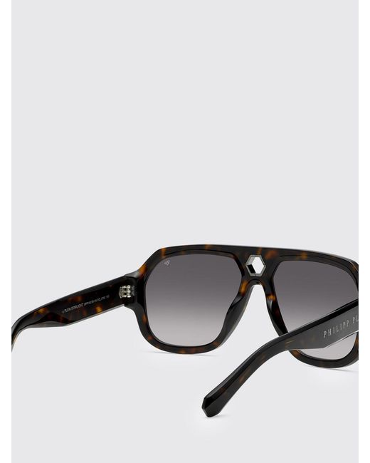 Philipp Plein Gray Acetate Starlight Sunglasses for men