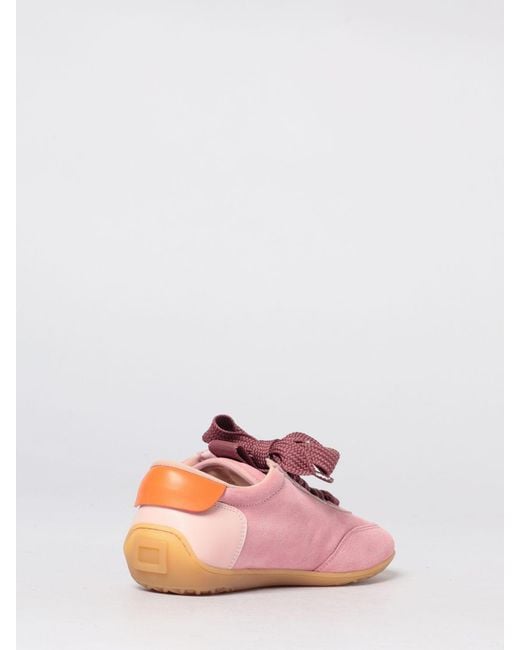 Roger Vivier Pink Suede Sneakers