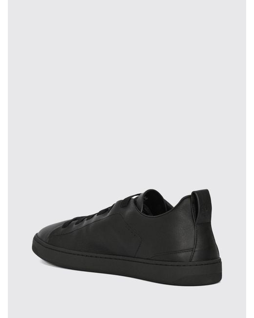 Church's Black Rochdale Smooth Calf Leather Sneakers With Rubber Sole for men
