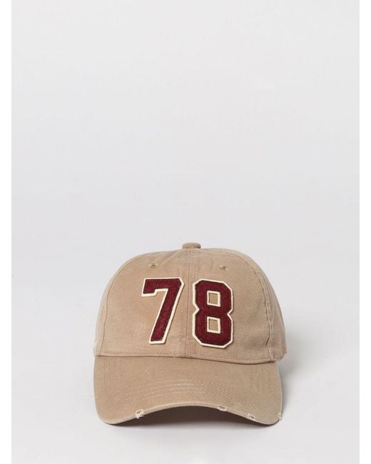 Golden Goose Deluxe Brand Pink Journey Washed Canvas 78 Patch Baseball Cap