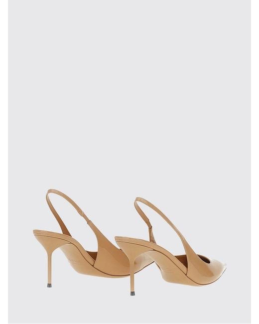 Paris Texas White Lidia Patent Leather Slingback Pumps