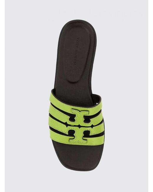 Tory Burch Green Heeled Sandal