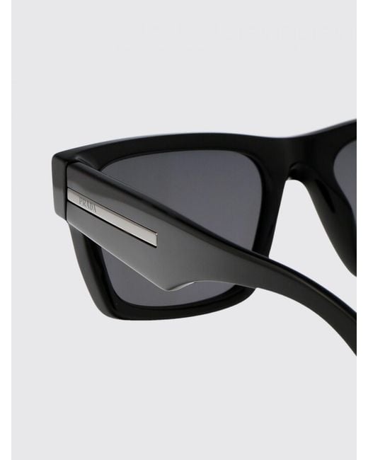 Prada Gray 0Pr25Zs Acetate Sunglasses for men