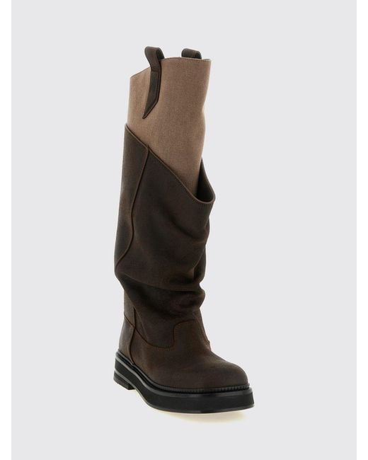 The Attico Black Boots