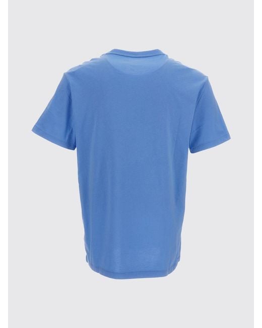 Polo Ralph Lauren Blue Pony Logo Cotton T-Shirt for men
