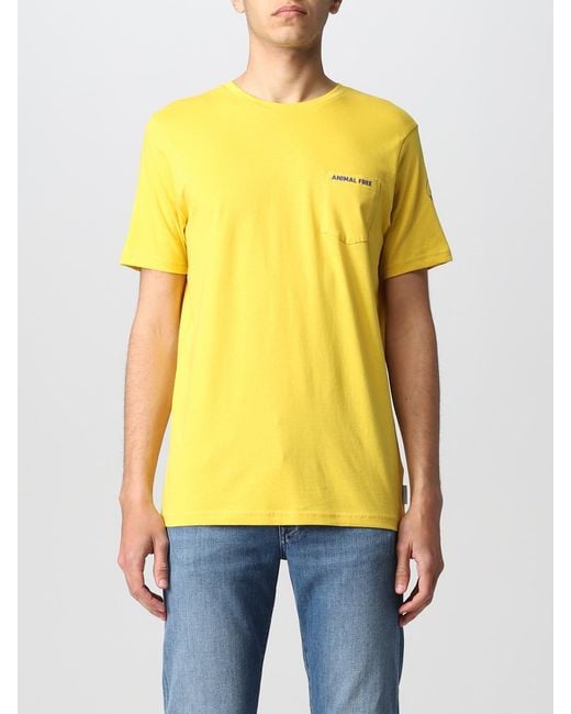 Save The Duck Yellow T-Shirt for men