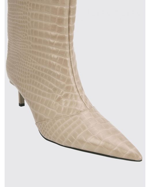 Philipp Plein White Flat Ankle Boot