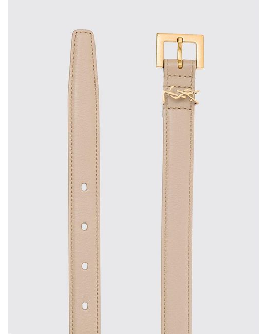 Saint Laurent White Belt