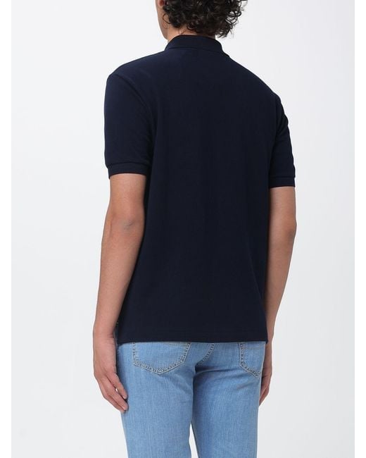 Comme des Garçons Blue Comme Des GarÇ Ons Cotton Polo Shirt With Logo for men