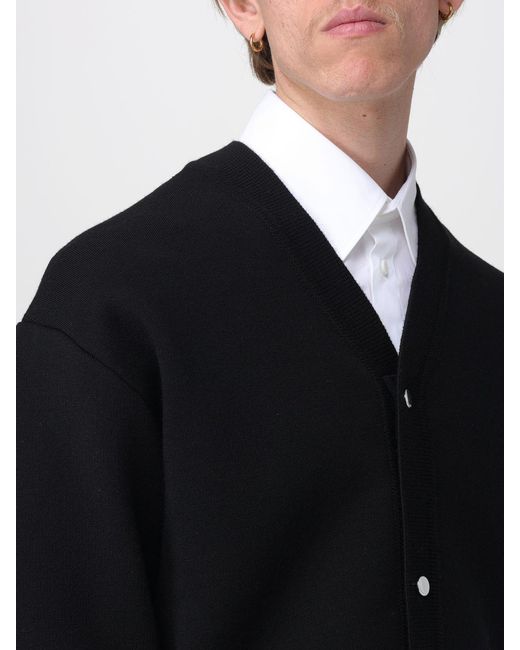 Jacquemus Blue Merino Wool Cardigan for men