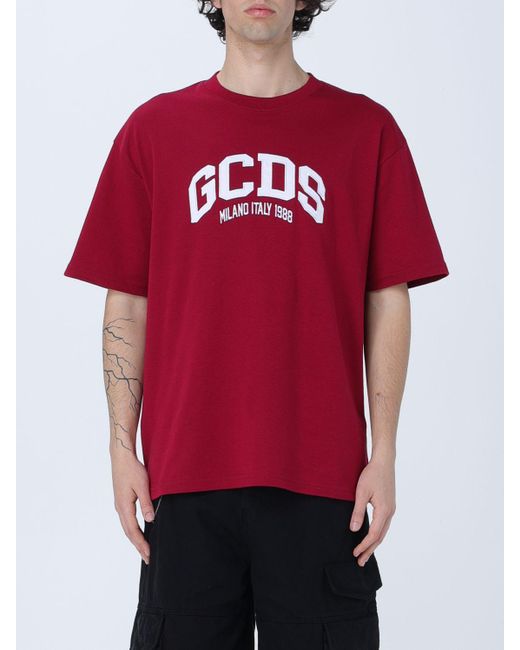 T-shirt Gcds pour homme en coloris Red