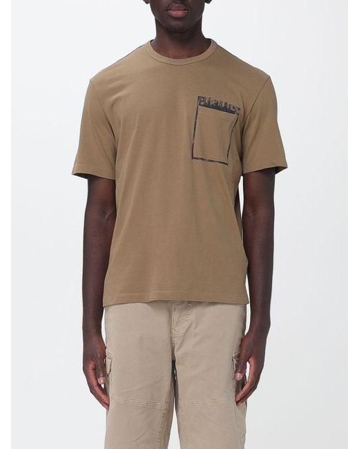 Blauer Natural Printed Cotton T-Shirt for men