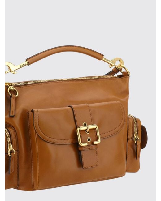 Chloé Brown Leather Camera Bag