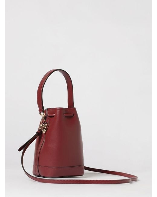 Fendi Red Mini Mon Tresor Nappa Leather Bag