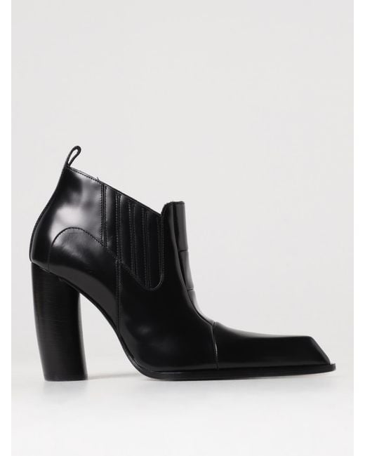 Off-White c/o Virgil Abloh Black Moon Beatle Shade Ankle Boots, 100% Leather