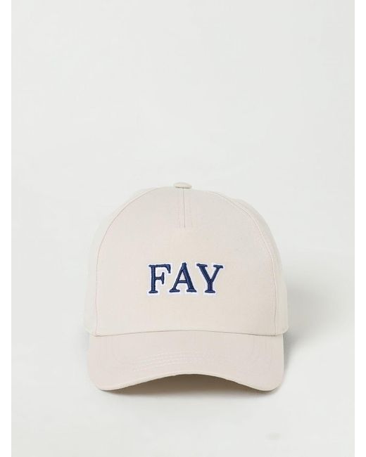 Fay White Hat for men