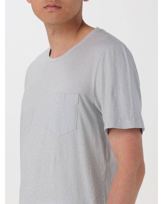 T-shirt basic di Massimo Alba in Gray da Uomo