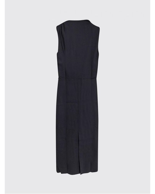 Soeur Black Gemma Draped Organic Cotton Dress