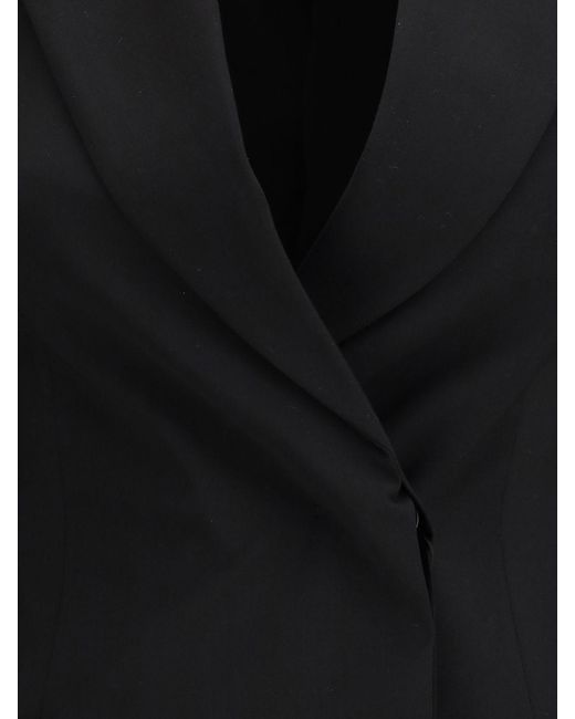 Sportmax Blue Double-Breasted Blazer