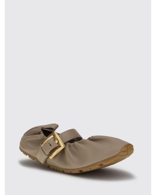 Balmain Multicolor Leather Ballerinas